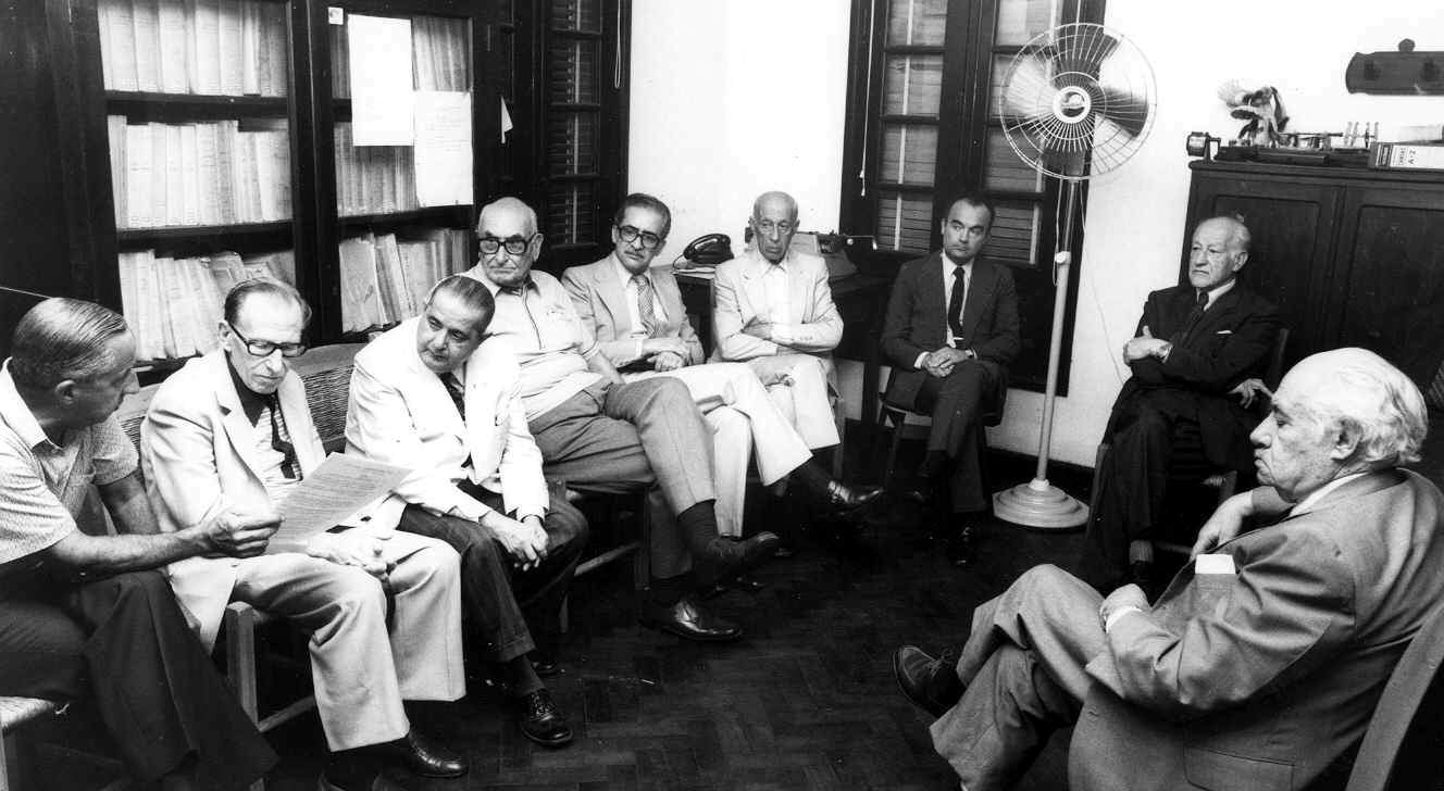 Francisco Magn Ferrer, Constantino Ramos, Francisco Menchaca, Jorge Taverna Irigoyen, Julio Caminos, Vctor F. Ncoli, Mario Roberto Vigo, Riob Caputto y Jos Luis Vttori.